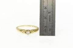 14K Yellow Gold 0.26 Ct Diamond Classic Vintage Engagement Ring