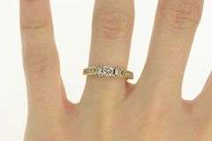 14K Yellow Gold 0.62 Ctw Diamond Classic Engagement Ring