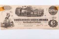 Nice Clean $100 1863 CSA  Note