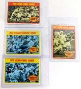 4 Topps 1972 Play-Offs Football Cards