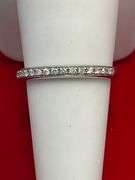 LADIES 14K WHITE GOLD DIAMOND BAND