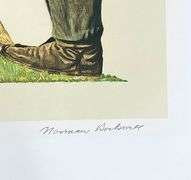 Highly Collectible Norman Rockwell Hand Signed Color Lithograph