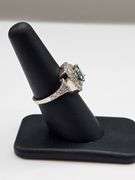 Sparkling Rare 3.15 Ct VVs1 Emerald Green Lab Simulated Diamond Ring