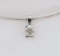 1.18CT Diamond Solitaire Pendant Necklace