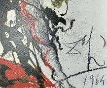 Highly Collectible and Rare Salvador Dali Original Llithograph from the  'Biblia Sacra' Suite