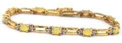 925 Sterling silver Opal bracelet