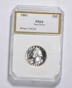 PR69 DCAM 1961 Washington Quarter PCI