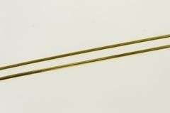 14K Yellow Gold 1.1mm Square Snake Chain Vintage Necklace