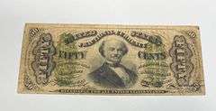 50 Cent Third Issue F E Skinner Fractional Note