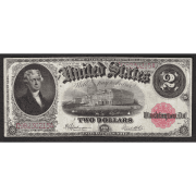 $2 1917 Legal Tender, Fr. 60 "Pearl Bracelet" Very Fine