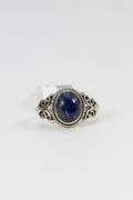 Sterling Silver Natural Gemstone Ring Size 7