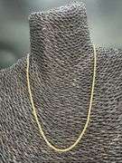 10k Yellow Gold-Hollow Round Rope Link Chain 1.9mm Necklace 16"