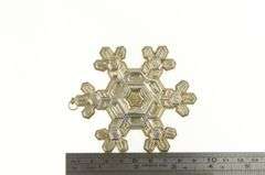 Sterling Silver 1988 Gorham Snow Flake Christmas Ornament