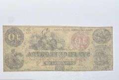 March 1 1864 $10 State of Florida Tallahassee Note