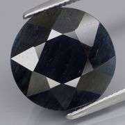 Elegant 8.20ct midnight blue Sapphire -heated only