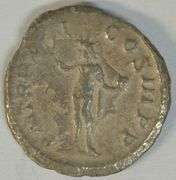Lower grade Severus Alexander Roman Silver Denarius, 222-235 AD
