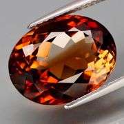 Exquisite 12.34ct whiskey color Imperial Topaz