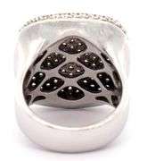 2.00ctw Pave Diamond Cushion Shaped Cocktail Ring in 14K