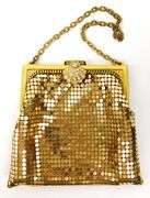 Vintage Whiting & Davis Gold Mesh Evening Bag