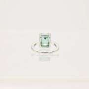 Dazzling 4.5 Ct Paraiba Aqua Blue Fire Moissanite Ring