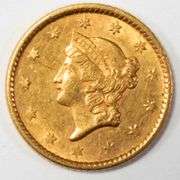 1853 $1 Type 1 US Gold Dollar