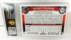 Stephen Strasburg Rookie Baseball Card, 9.37 Gem-Mint