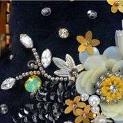 Vintage Handmade Beaded Embroidery Purse