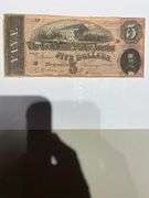 Rich $5 1864 CSA Note