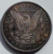 1879 S Toned Slider Morgan Dollar