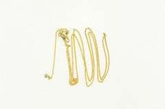 Sterling Silver 0.7mm Cable Chain Link Adjustable Necklace