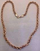 GORGEOUS SOLID 14K ROSE GOLD ROPE CHAIN