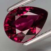 Striking 2.16ct cherry red eye clean Rhodolite Garnet