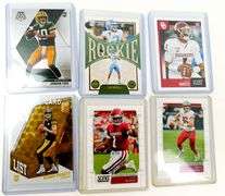 6 Latest QB Greats Rookie Football Cards