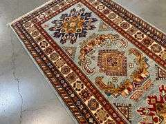 FINE SUPER KAZAK RUNNER 2'.7"x10'.1"