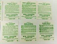 10 - 1933 Goudey Gum Reprint Baseball Cards