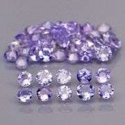 Non stop flashing 3.85ct diamond cut Tanzanite set