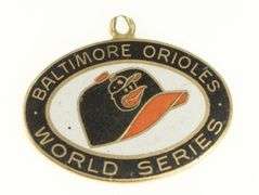 14K Yellow Gold 1969 Baltimore Orioles World Series Charm/Pendant