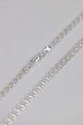 Sterling Silver Italian Love Heart Chain 5.5mm Solid 925 Italy Infinity Promise Necklace 24"