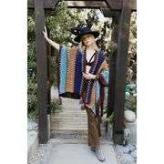 Bohemian Crochet Patterned Ruana