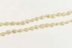 14K Yellow Gold Pearl Beaded Vintage Classic Statement Bracelet