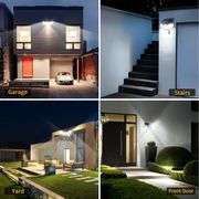 Set of 2 Outdoor Solar Flood Lights