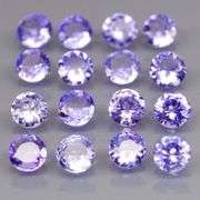 Glittering 2.73ct bright blue violet Tanzanite set