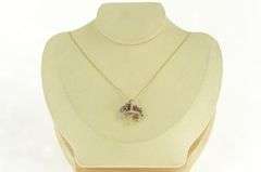 14K Yellow Gold Diamond Ruby Emerald Bouquet Basket Pendant/Pin