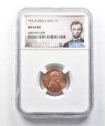MS65 RD 1970-S Small Date Lincoln Memorial Cent NGC