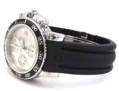 Montblanc sport automatic 41.5mm silver dial chronograph watch