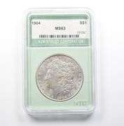 1904 Morgan Silver Dollar MS63 NTC