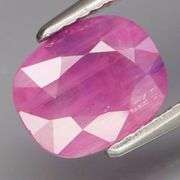 Pendant cut! 1.86ct rich pinkish violet Sapphire
