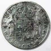 1810 Mexico 8 Reales With Numerous Chop Marks