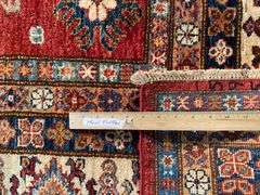 EXQUISITE FINE SUPER KAZAK RUG 9'.2"x12'.3"