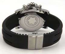 Montblanc sport automatic 41.5mm silver dial chronograph watch